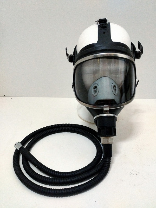 máscara oxigeno respirador goma cristal 2u